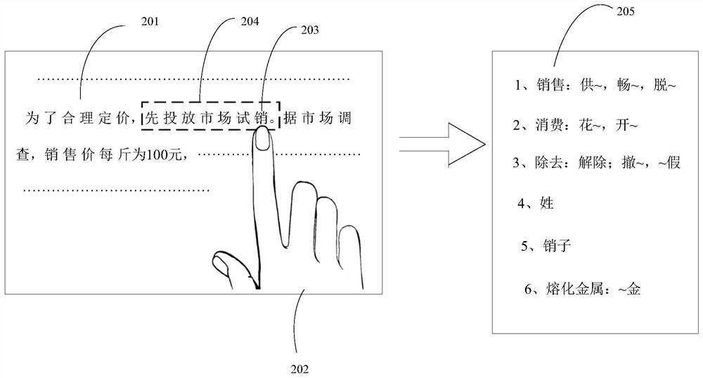 Information output method and device