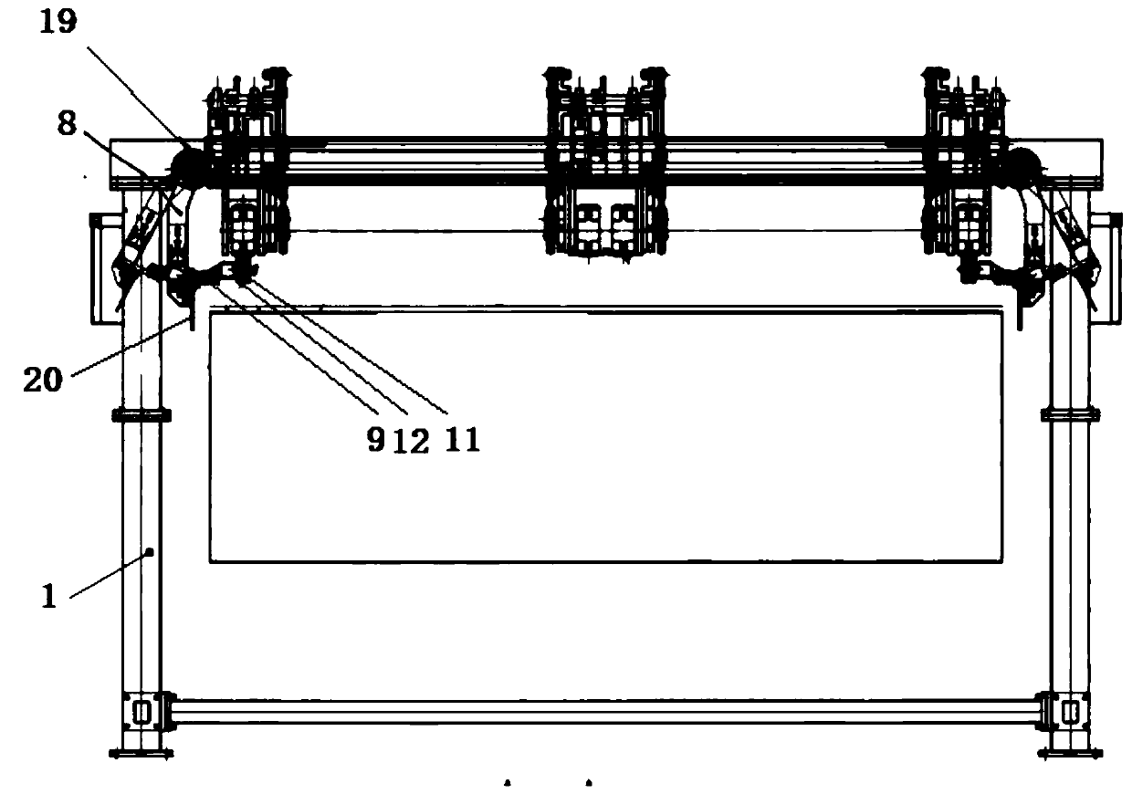 Combined-layer laminated plate automatic stacking device