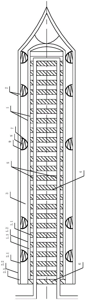 Vacuum heat collecting tube