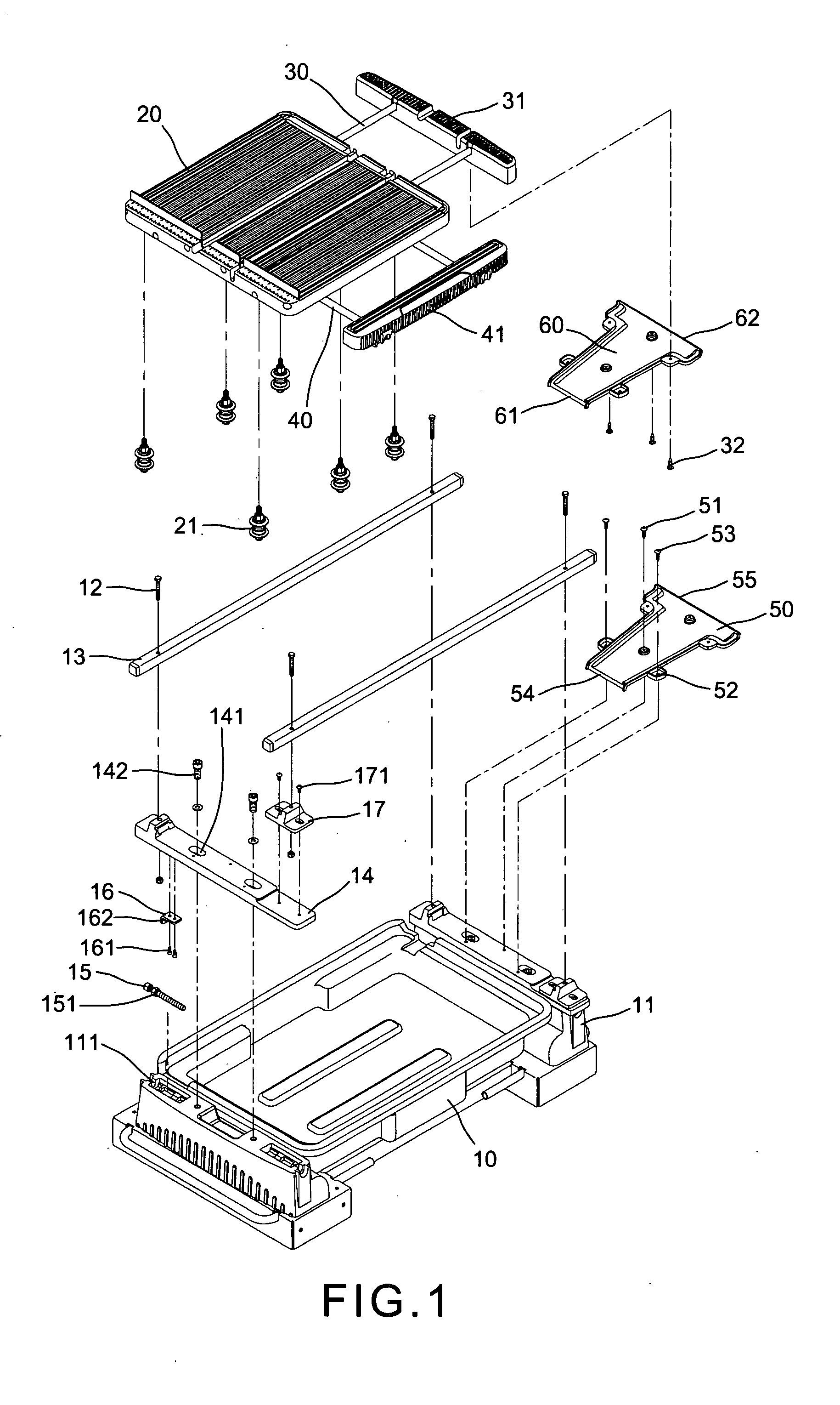 Platform minute adjustment, expansion and water collection devices