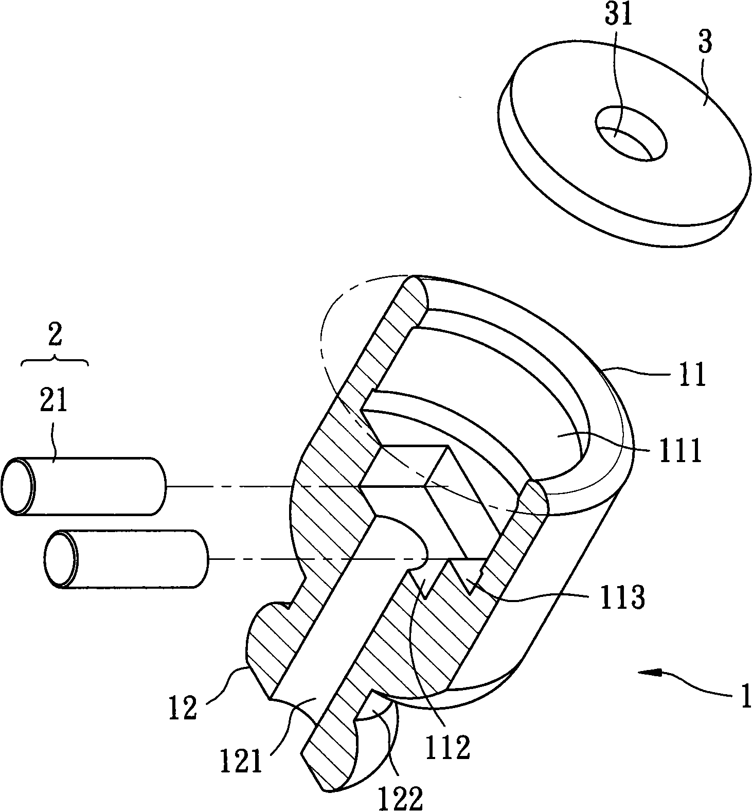 Structure of lead wire protective tube