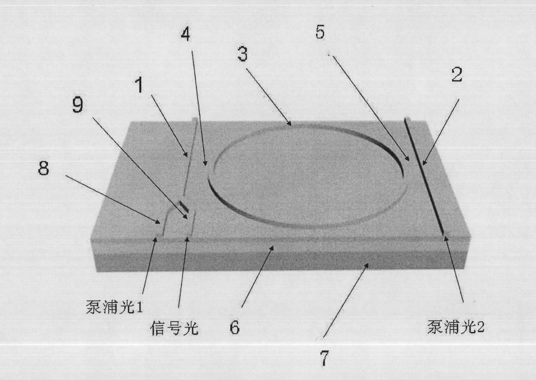 Full-gloss logic XNOR gate structure based on micro-ring resonator structure