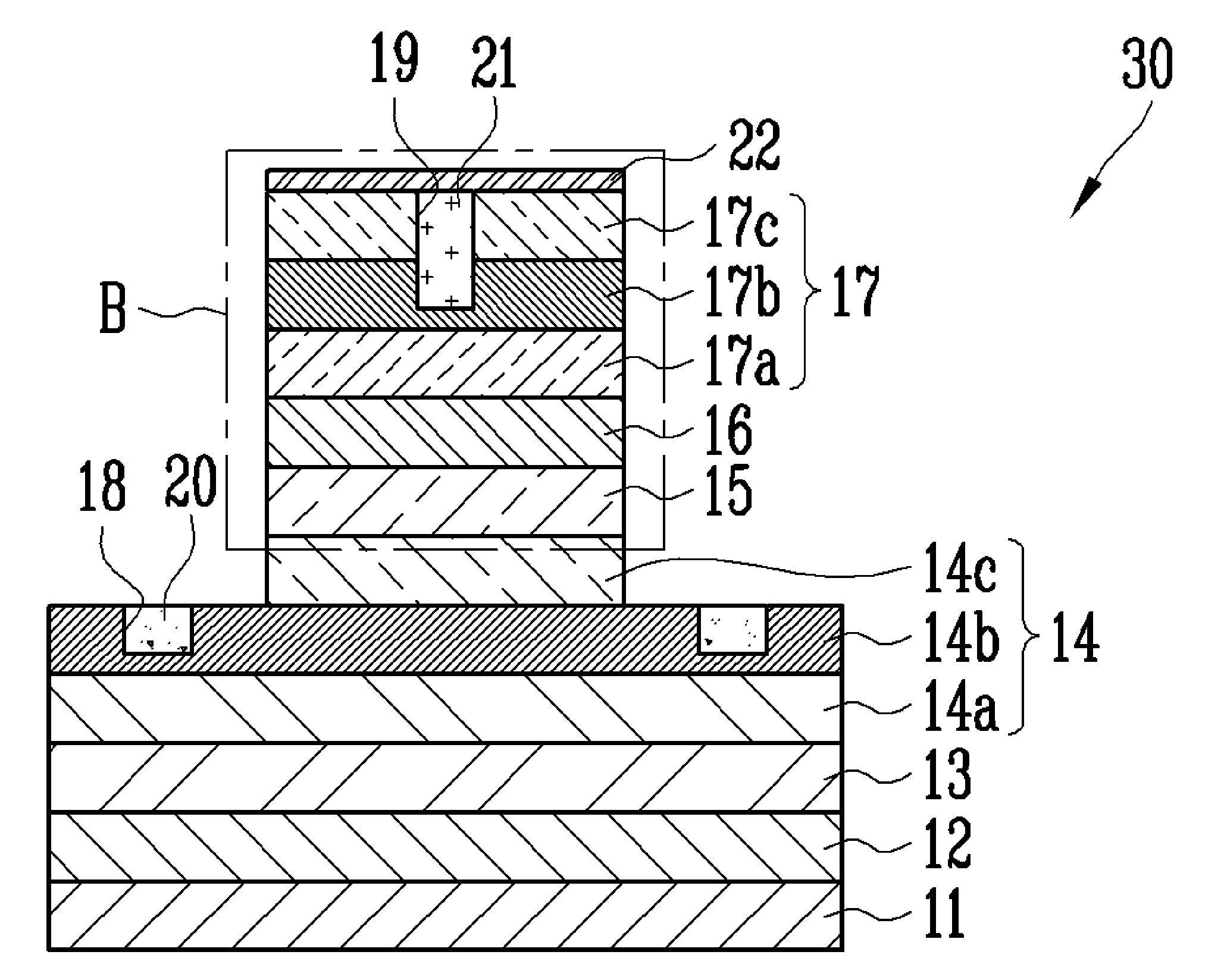 Manufacturing method of light emitting diode including current spreading layer