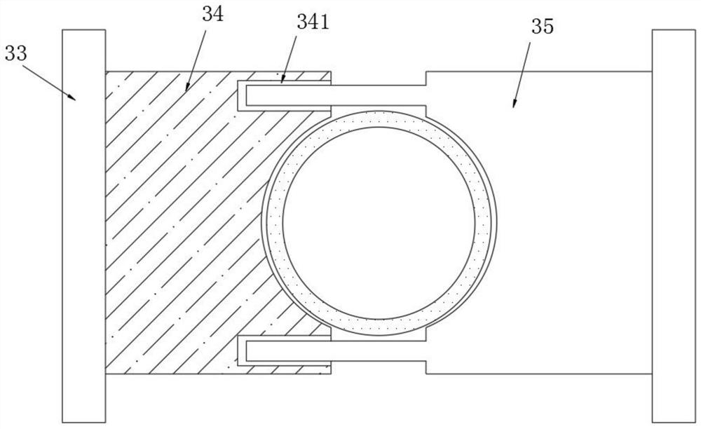 Pre-embedding positioning device for building structure preset hole