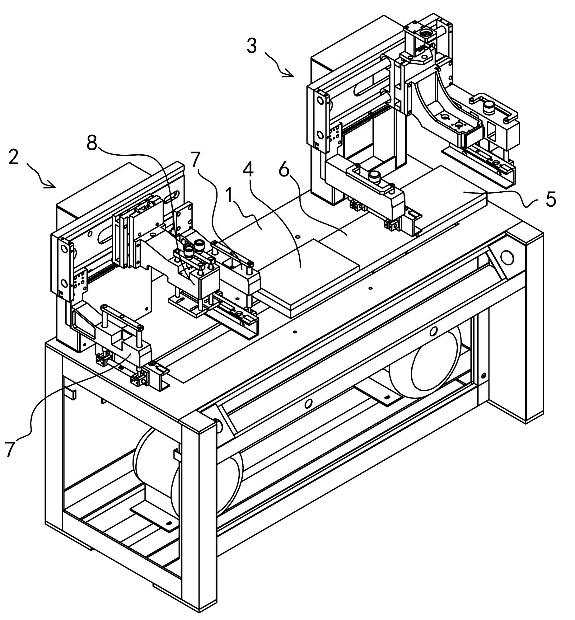 Dual-station desk-top flat-bed screen printing machine