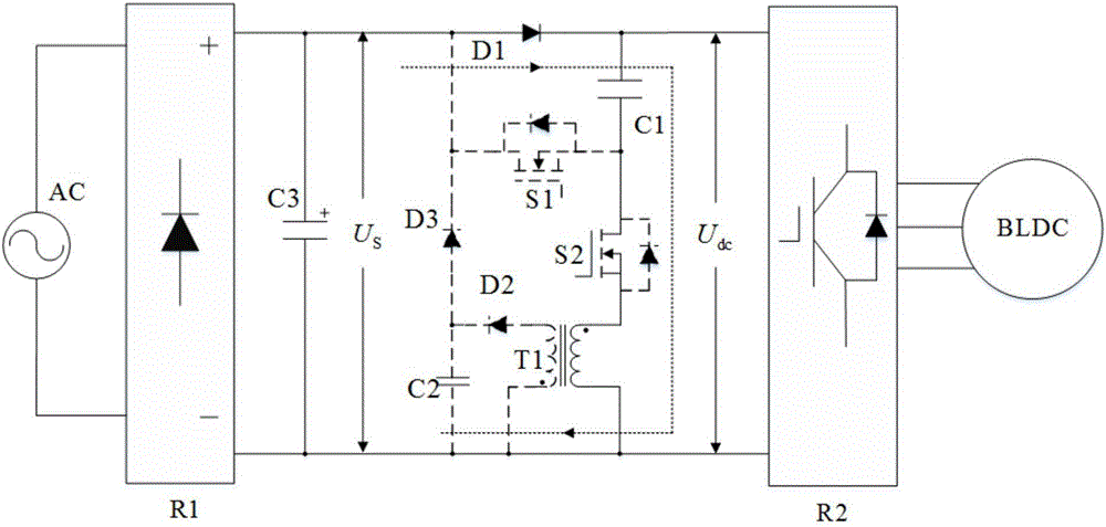 DC bus voltage control brushless motor commutation method