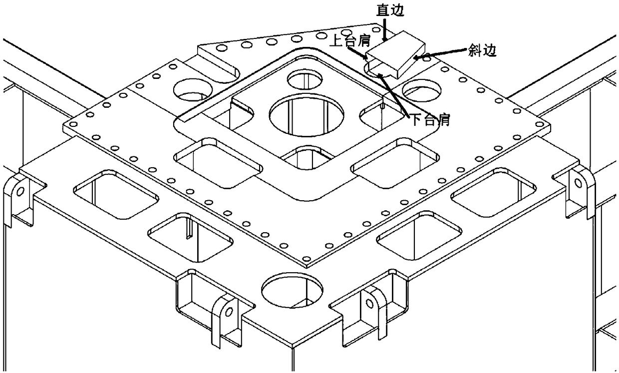 High-precision positioning and mounting method applied to heavy machinery columns and construction steel structures in large space