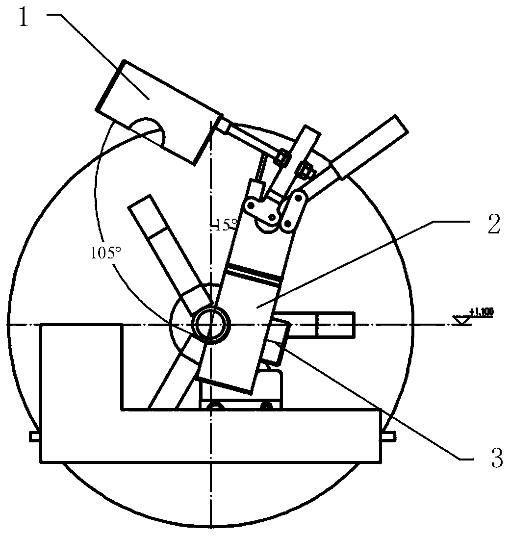 Online heating device for rolling workpiece surface