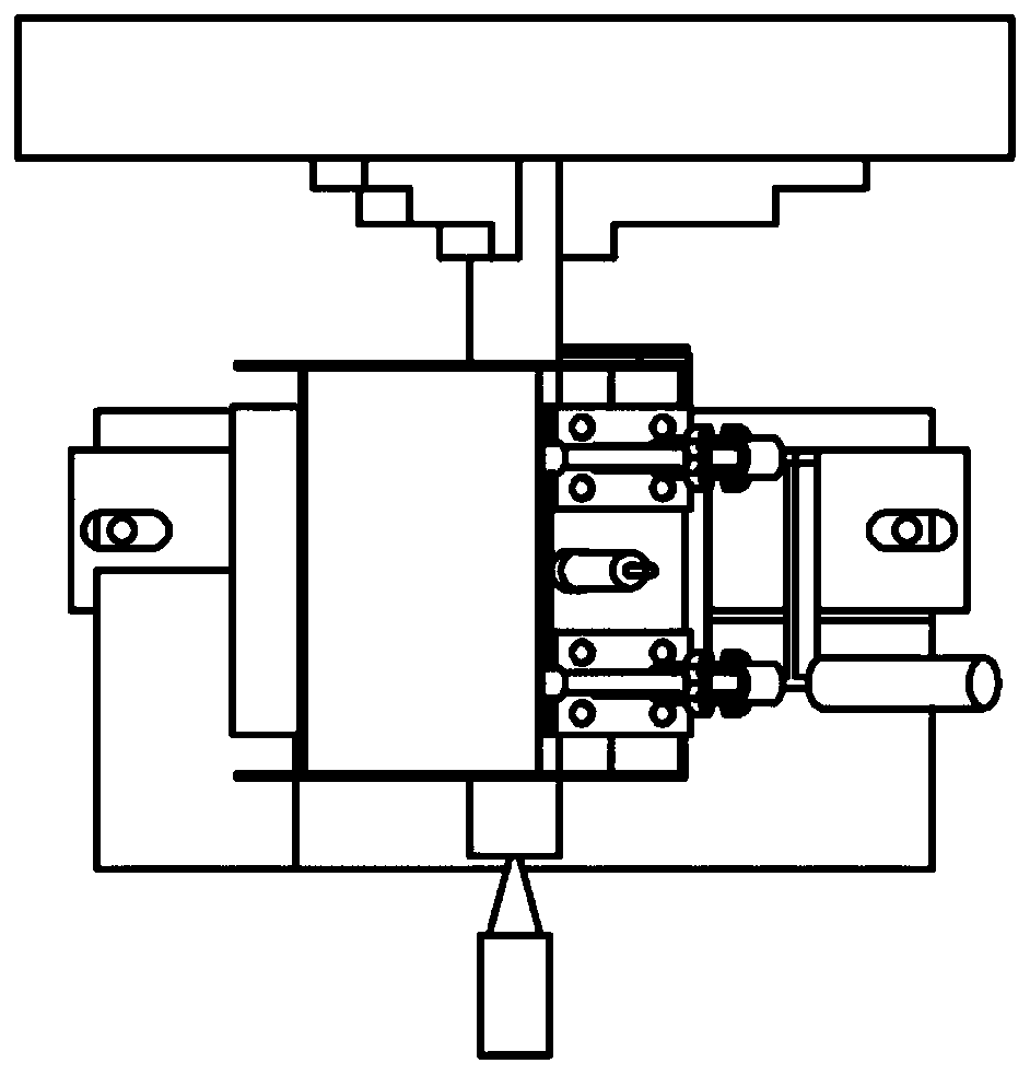 Online heating device for rolling workpiece surface