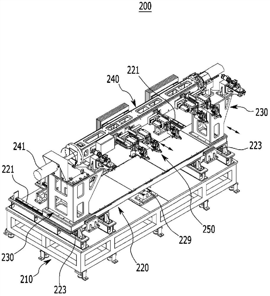 Side plate in-situ positioning fixture for ceiling laser brazing system