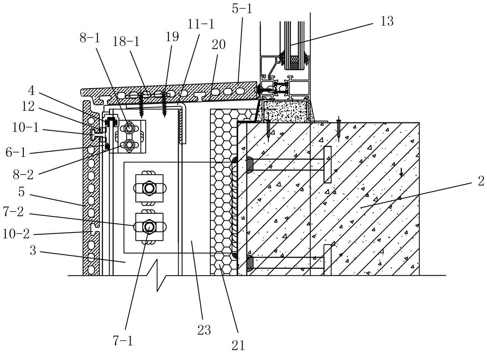 A method of installation and construction of clay panel curtain wall