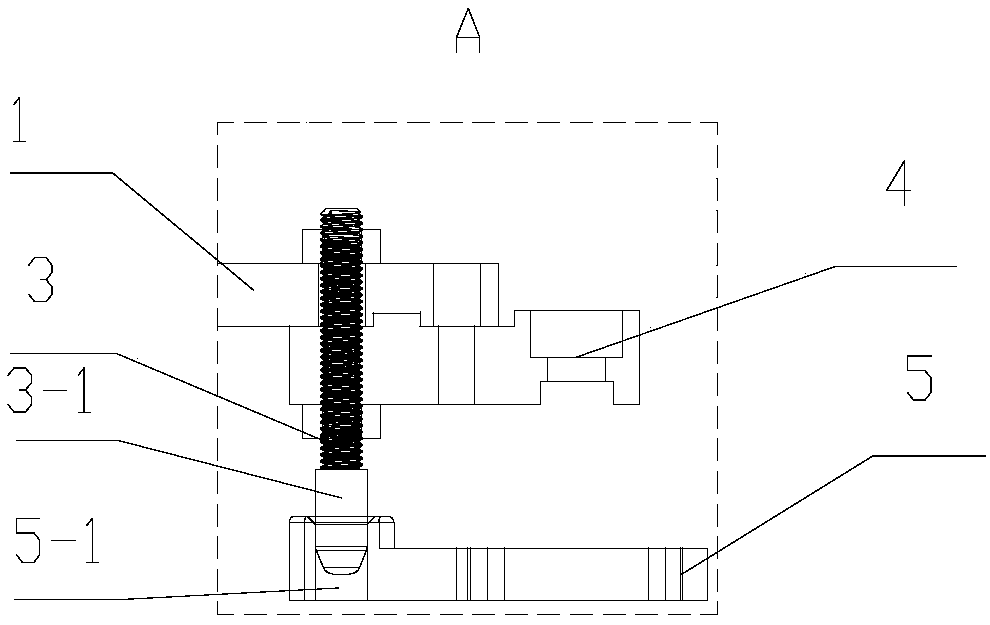 Rotary pressing and positioning mechanism for passenger car equipment