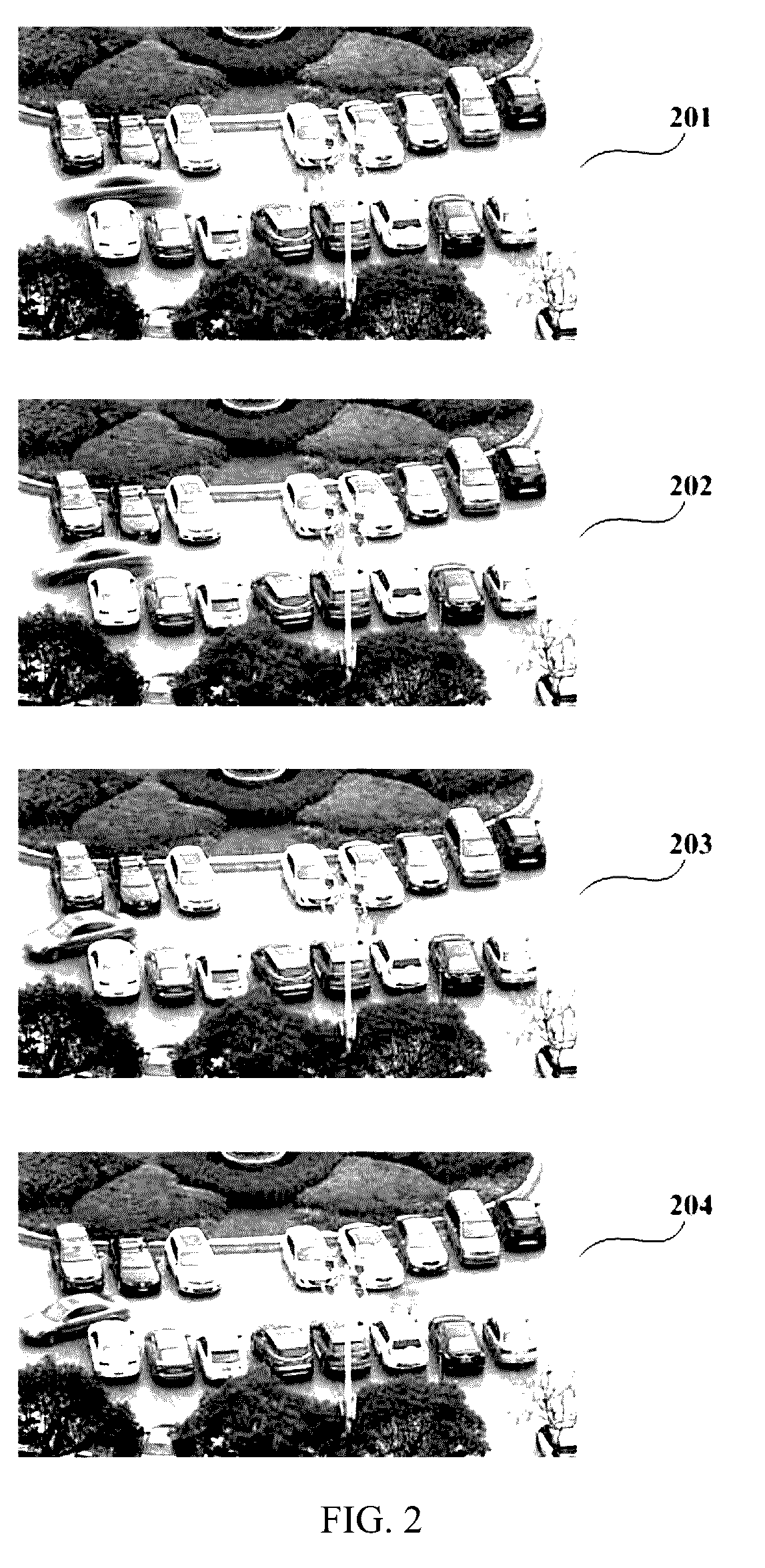 Parking space detection apparatus and method, electronic apparatus