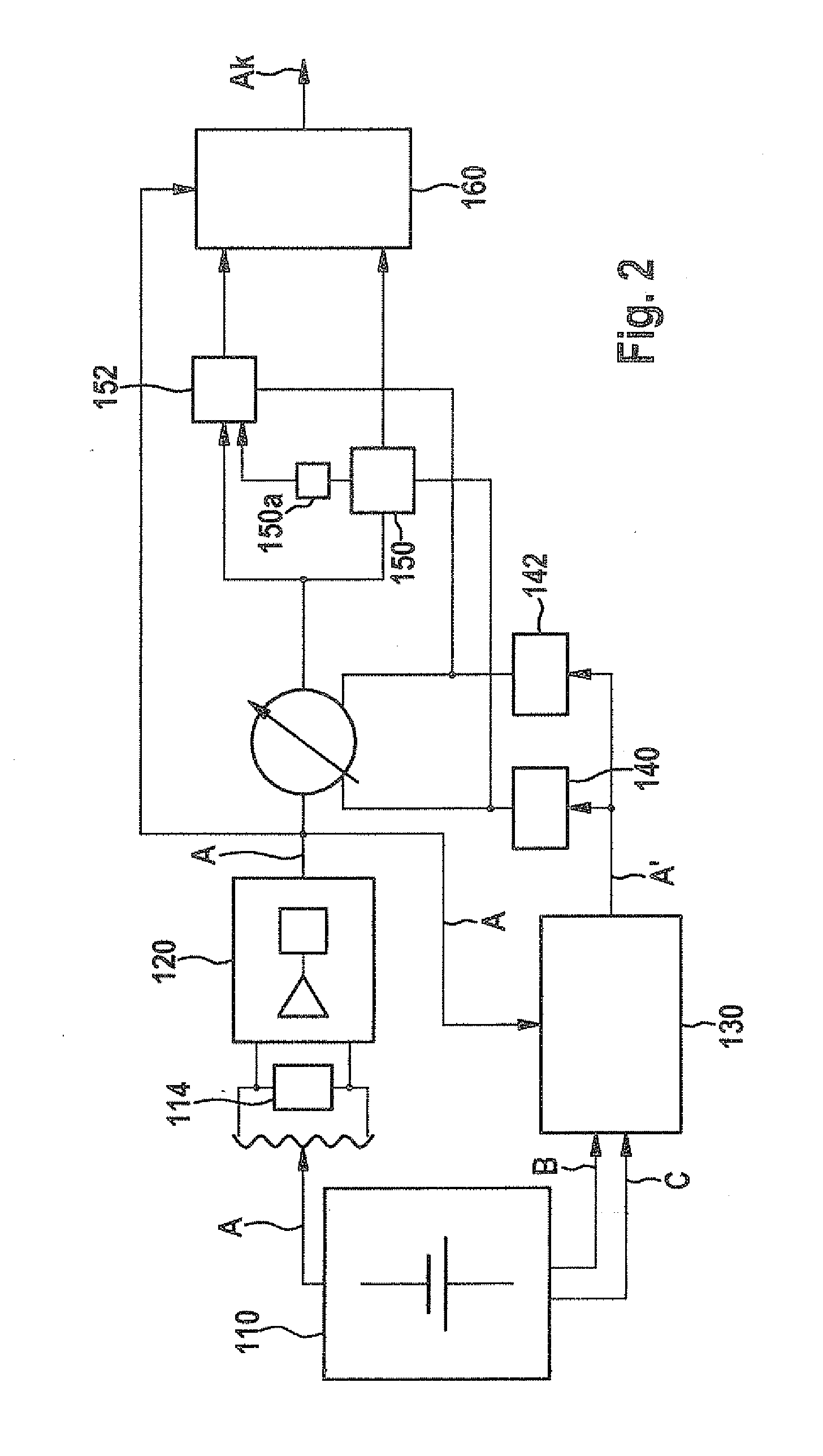 Method and device for error-compensated current measurement of an electrical accumulator