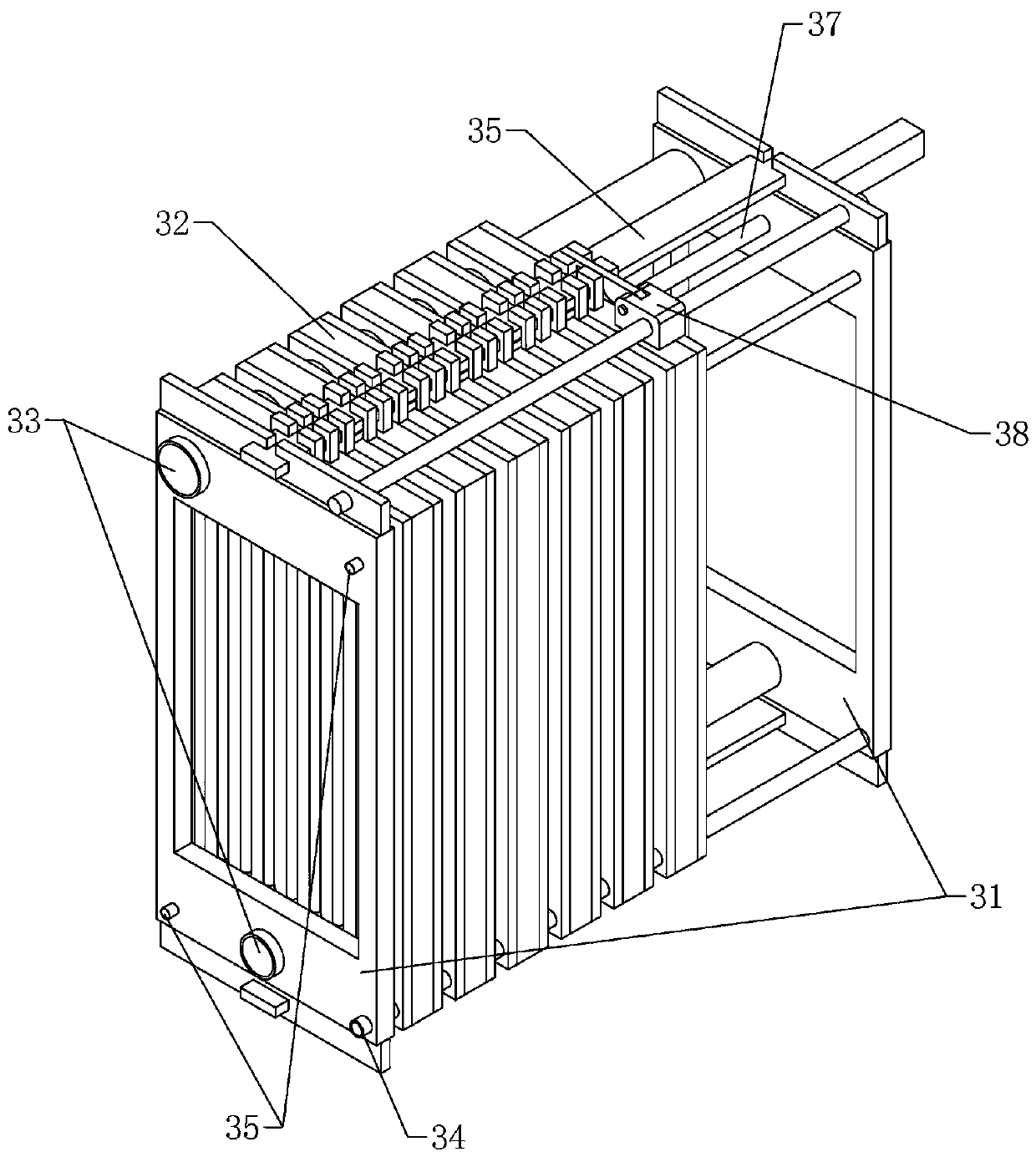 A solvent oil gas recovery device