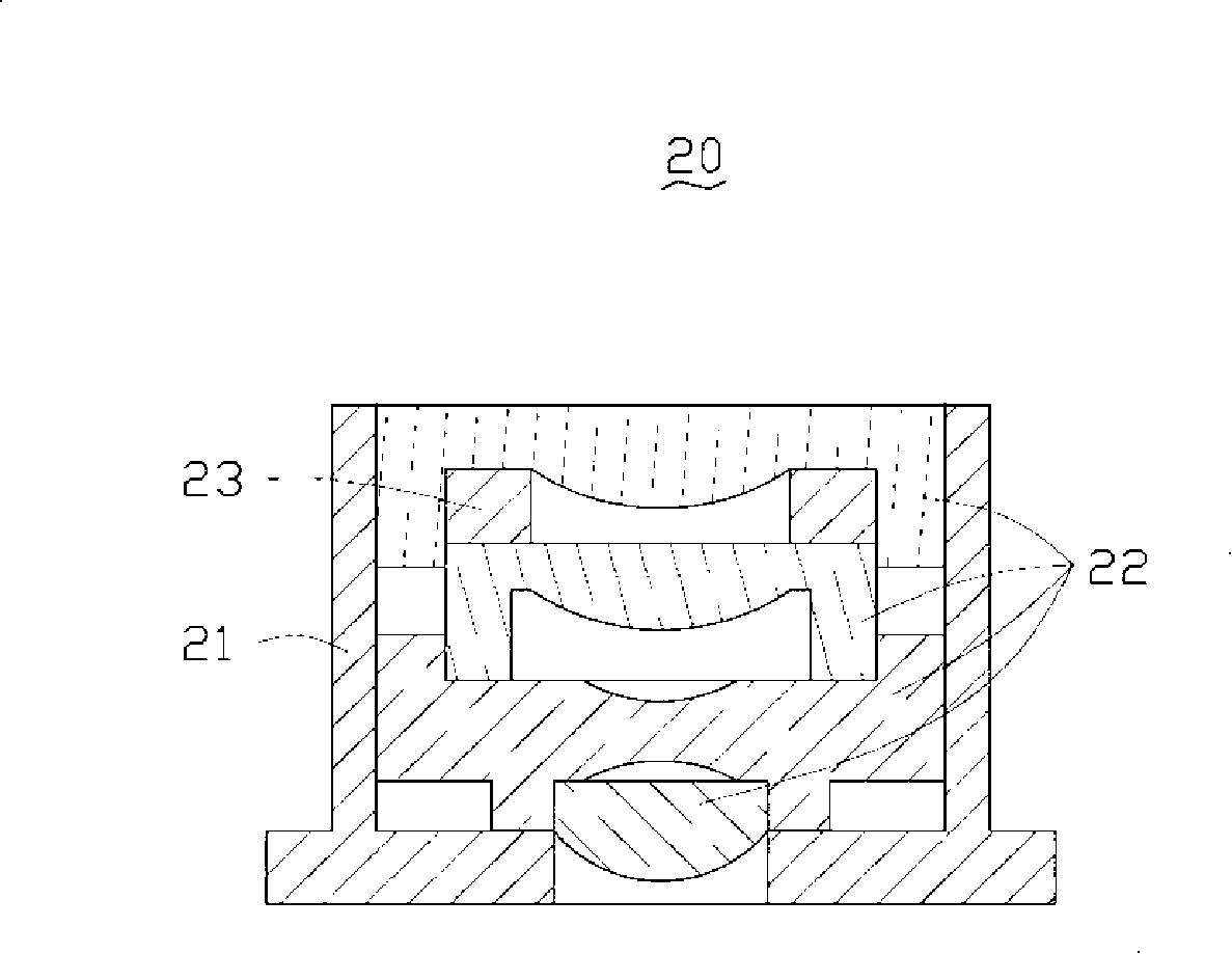 Lens assembled fixture and assembling system possessing same and assembling method