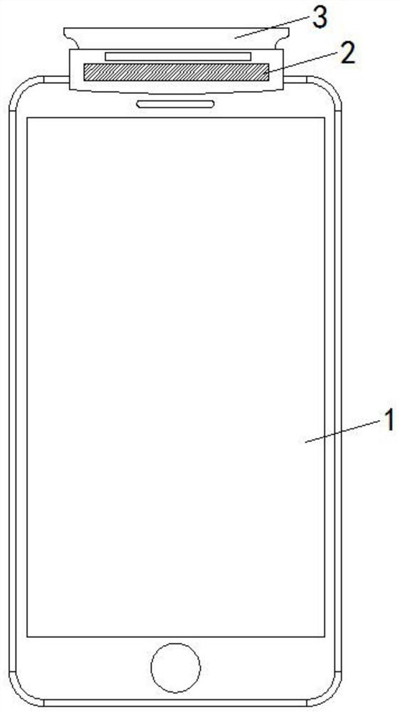 System for preventing myopia of mobile phone and tablet electronic products