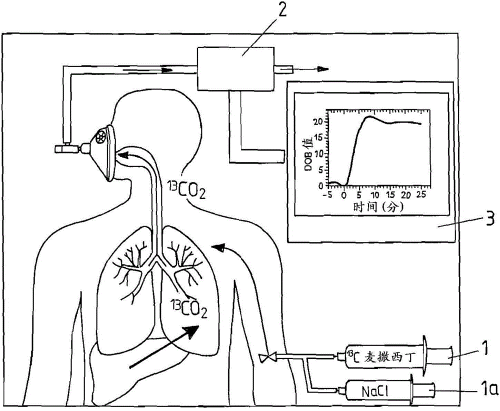 Method for determining the hepatic properties of an organism by means of quantitative measurements of the metabolism of substrates