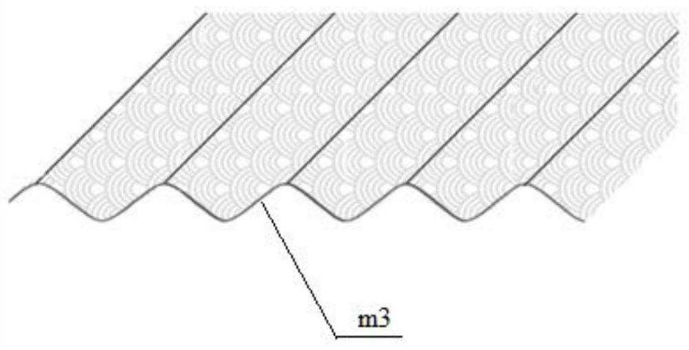 A packing sheet for extracting bromine by air blowing method, high-efficiency packing and its preparation method and application