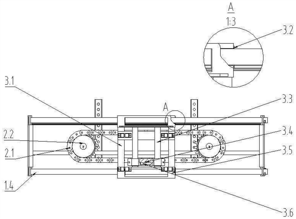 Chain reversing hydraulic jet mechanism of lotus root harvesting operation equipment