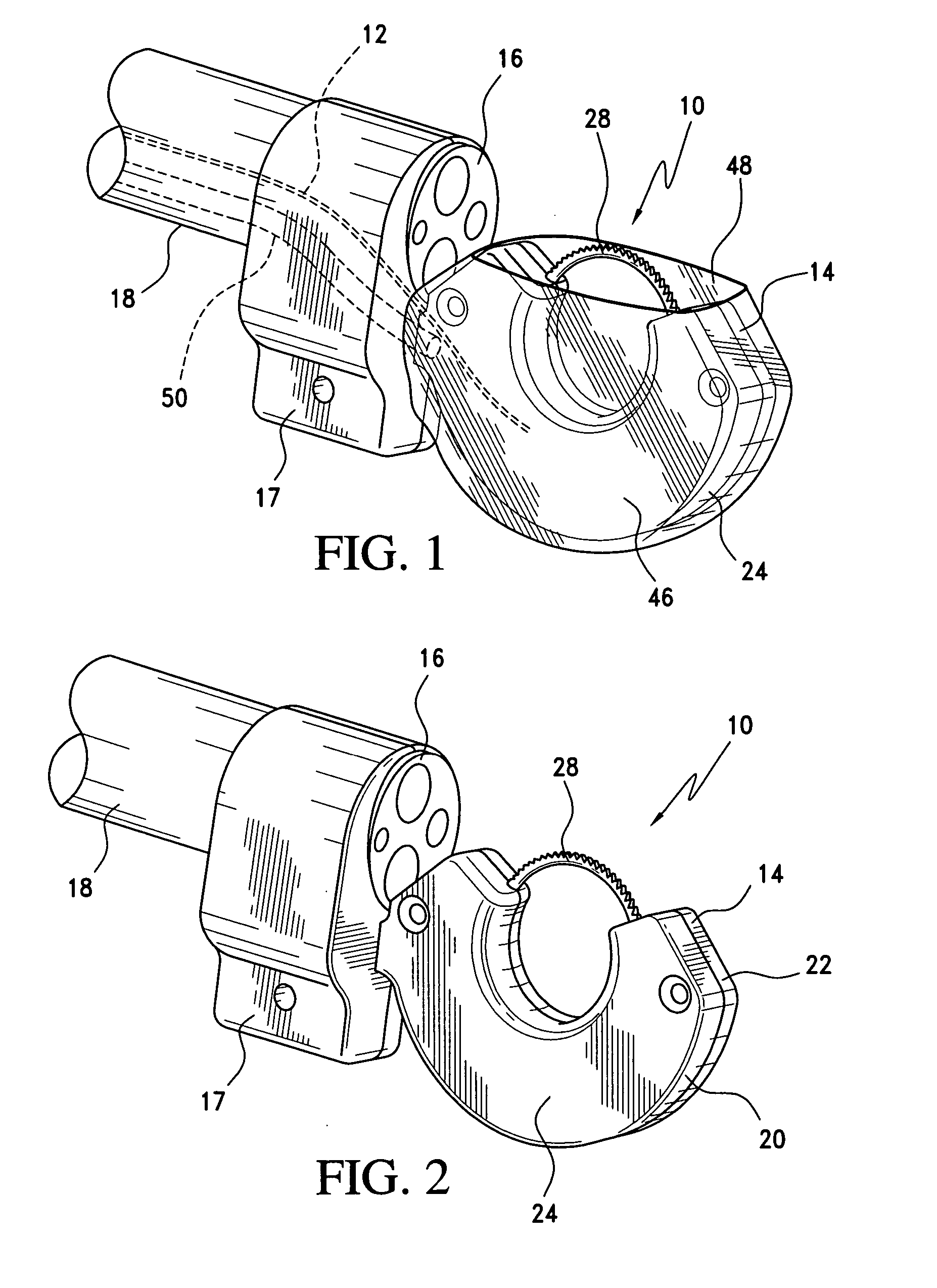 Surgical suturing apparatus with a non-visible spectrum sensing member