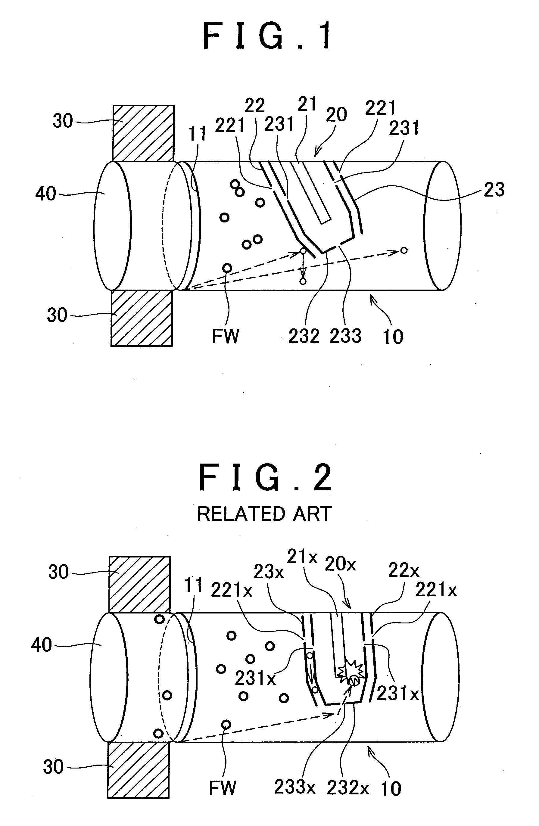 Gas sensor fitting structure