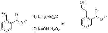 Synthesis method for 2-(2-bromoethyl)benzoic acid methyl ester