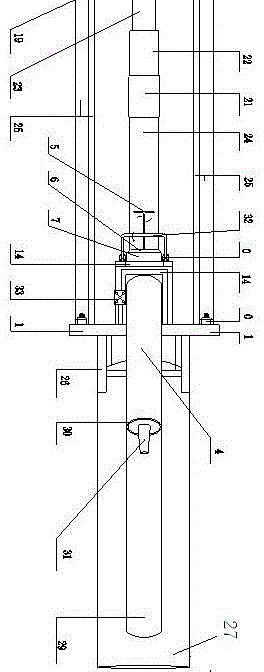 Cylinder type magnesium alloy automatic purification quantitative device