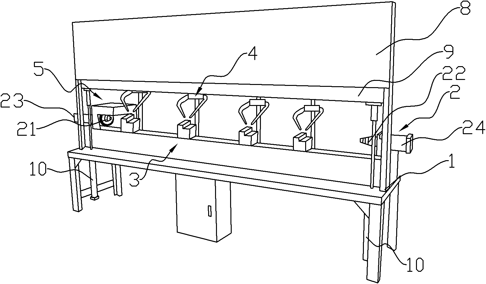 Equipment for welding vertical rod and buckling disc of scaffold and method for welding scaffold