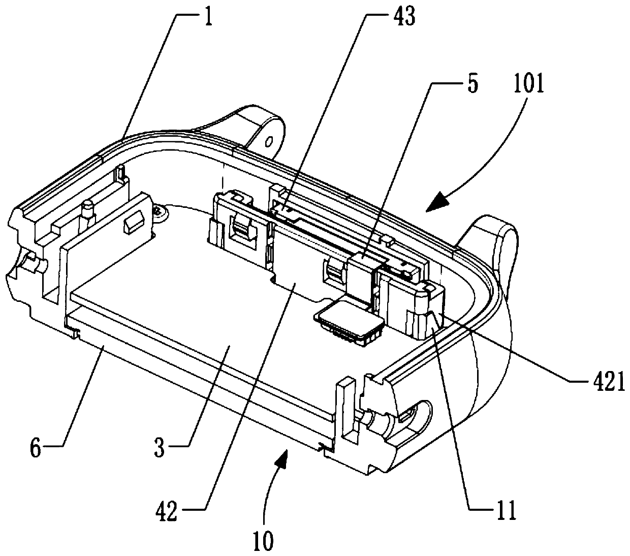 A waterproof smart watch with side sound