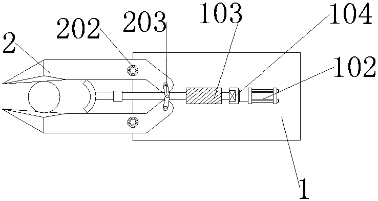 Medical equipment clamping device
