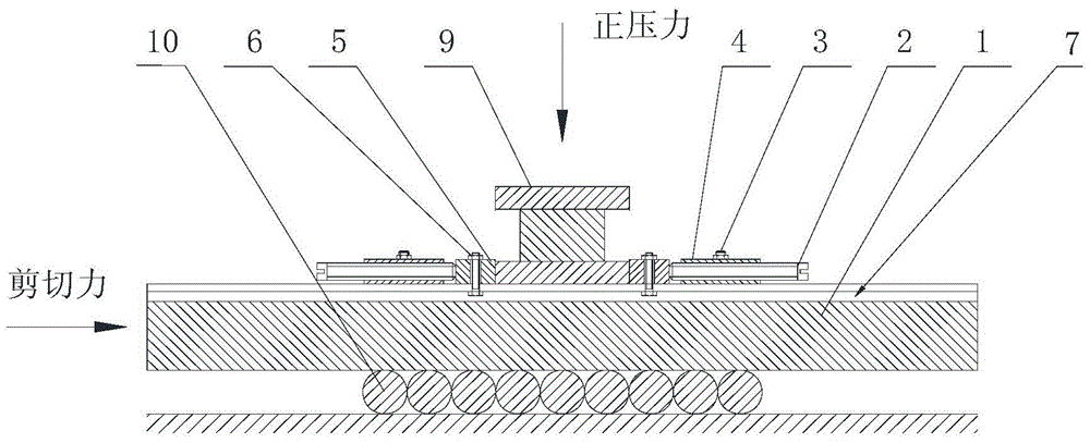 A support shear differential compensation connection device