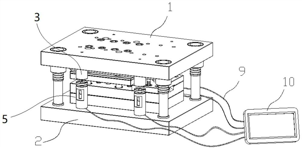 A punching die stroke limit device