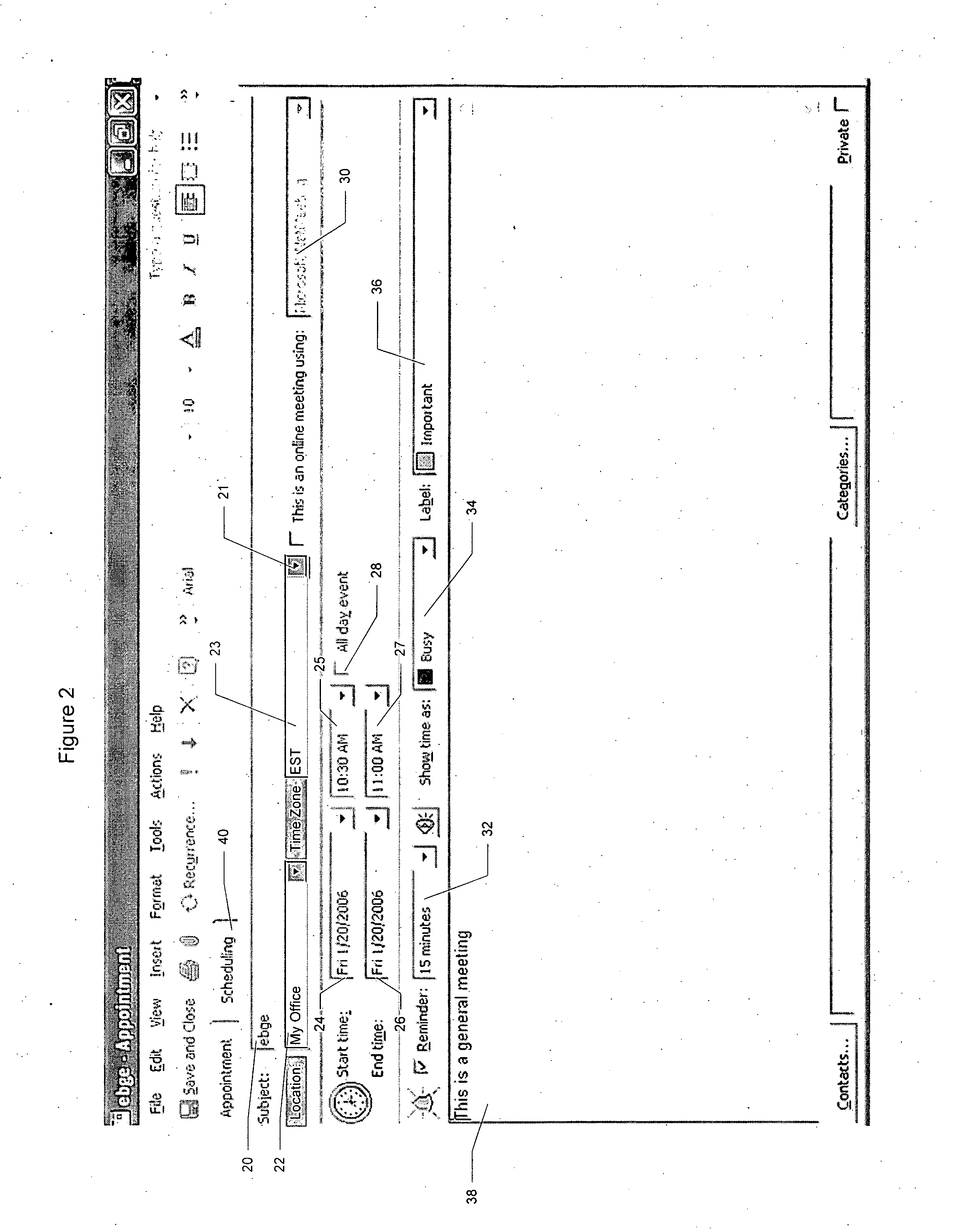 Method and apparatus for scheduling appointments for multiple location entries