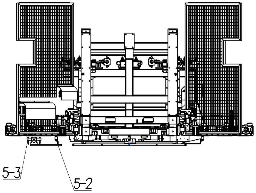 Rotary table device suitable for rapid switching of multiple vehicle types