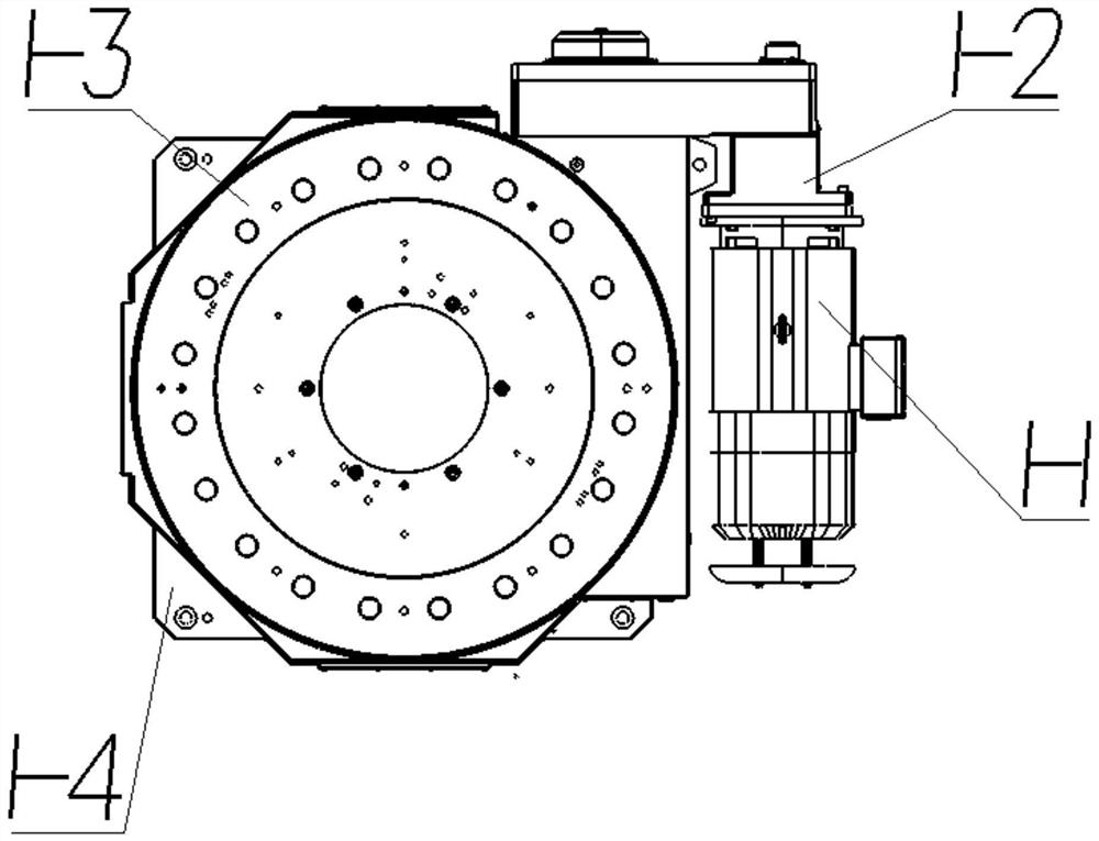 Rotary table device suitable for rapid switching of multiple vehicle types