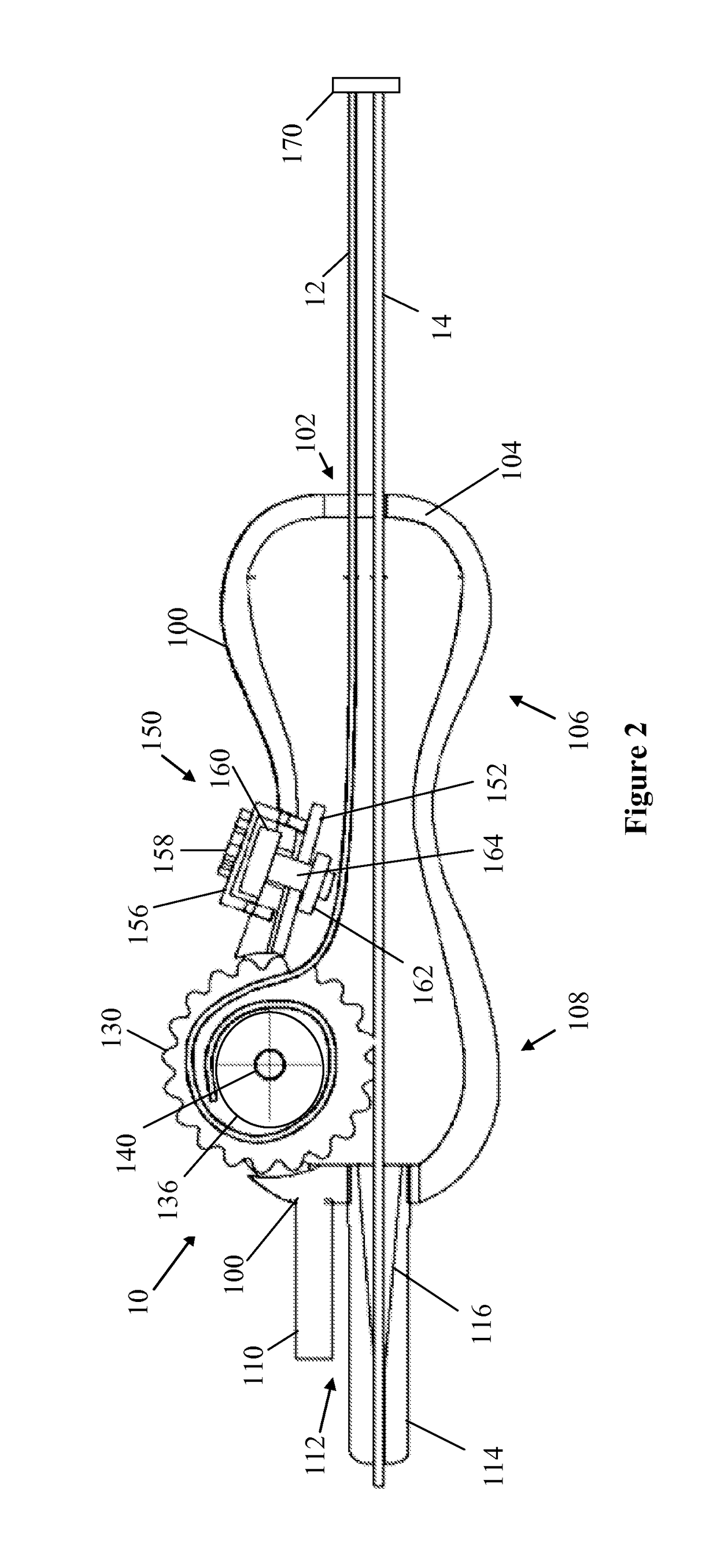 Wire introduction device for introducing guide wire