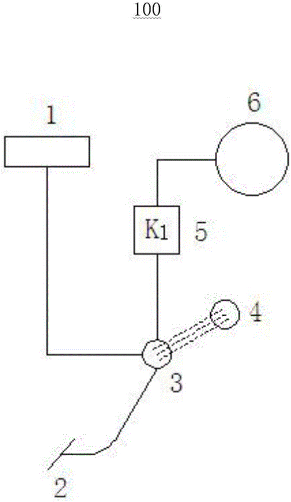 Safety protection device for automobile accelerator