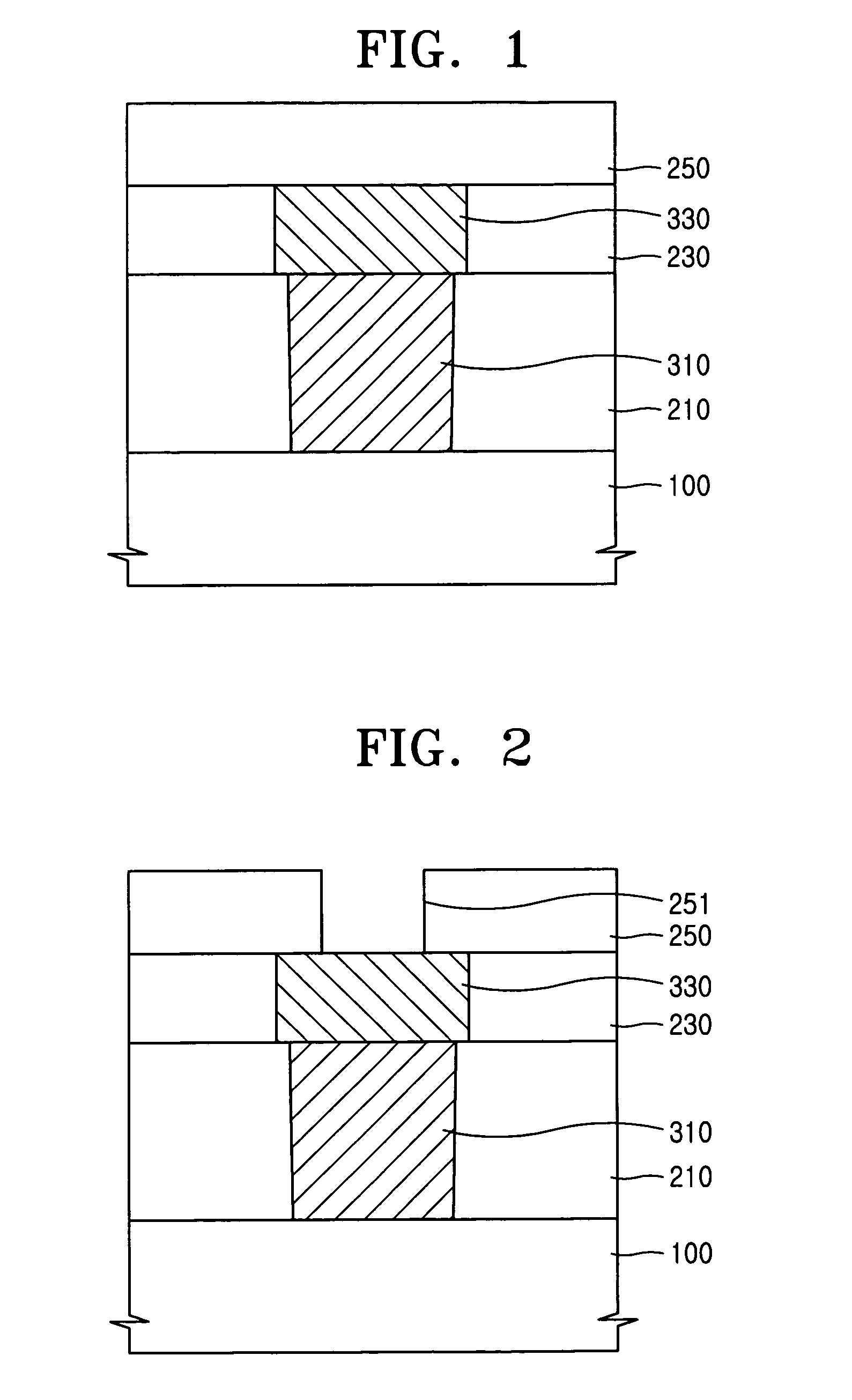 Phase change memory elements and methods of fabricating phase change memory elements having a confined portion of phase change material on a recessed contact