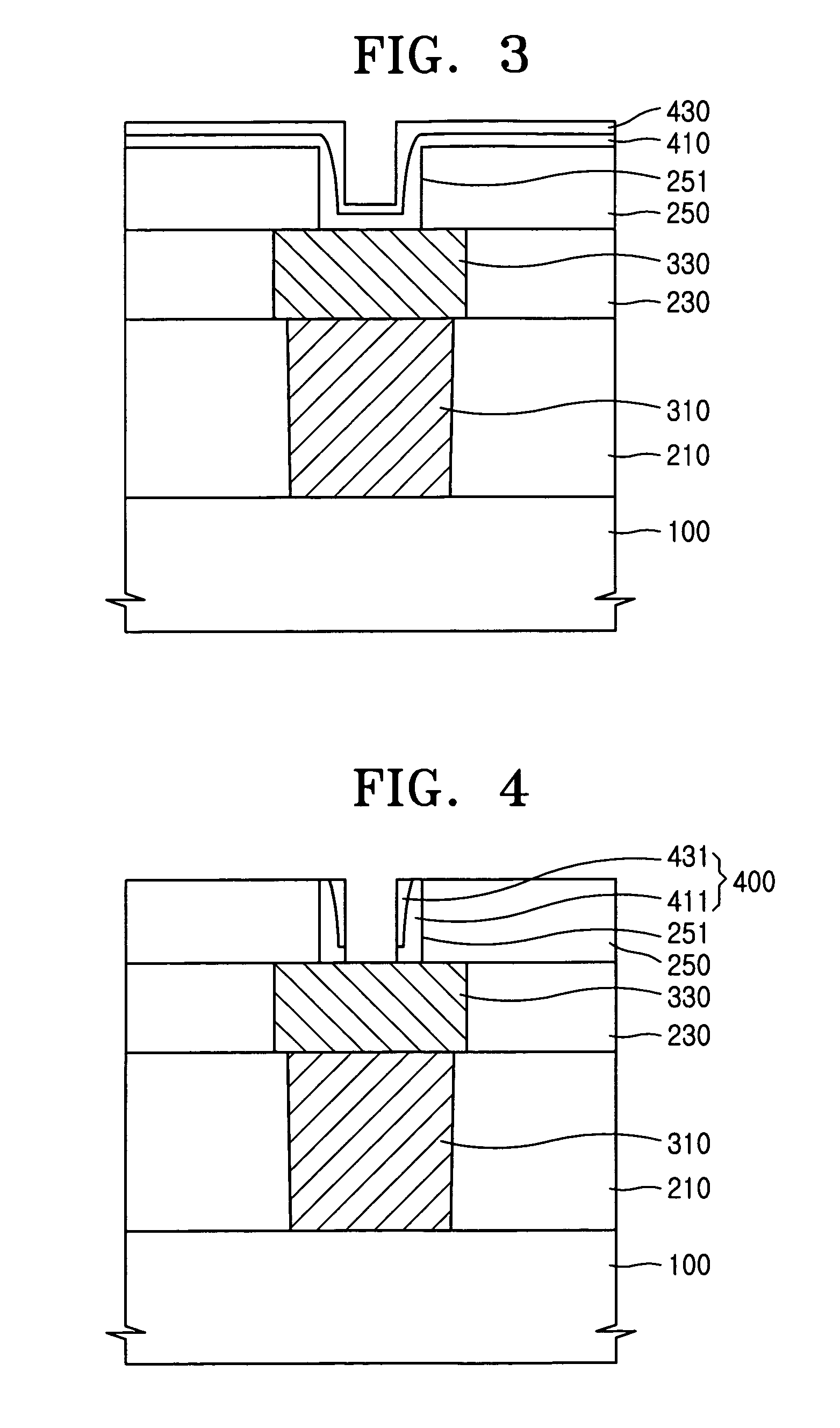 Phase change memory elements and methods of fabricating phase change memory elements having a confined portion of phase change material on a recessed contact