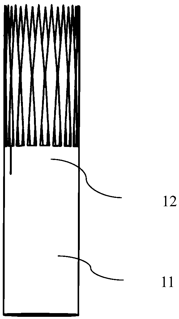 Radial electrospinning nozzle based on differential rhombus blades