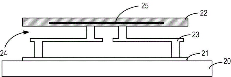 Infrared detector with microbridge structure and its manufacturing method