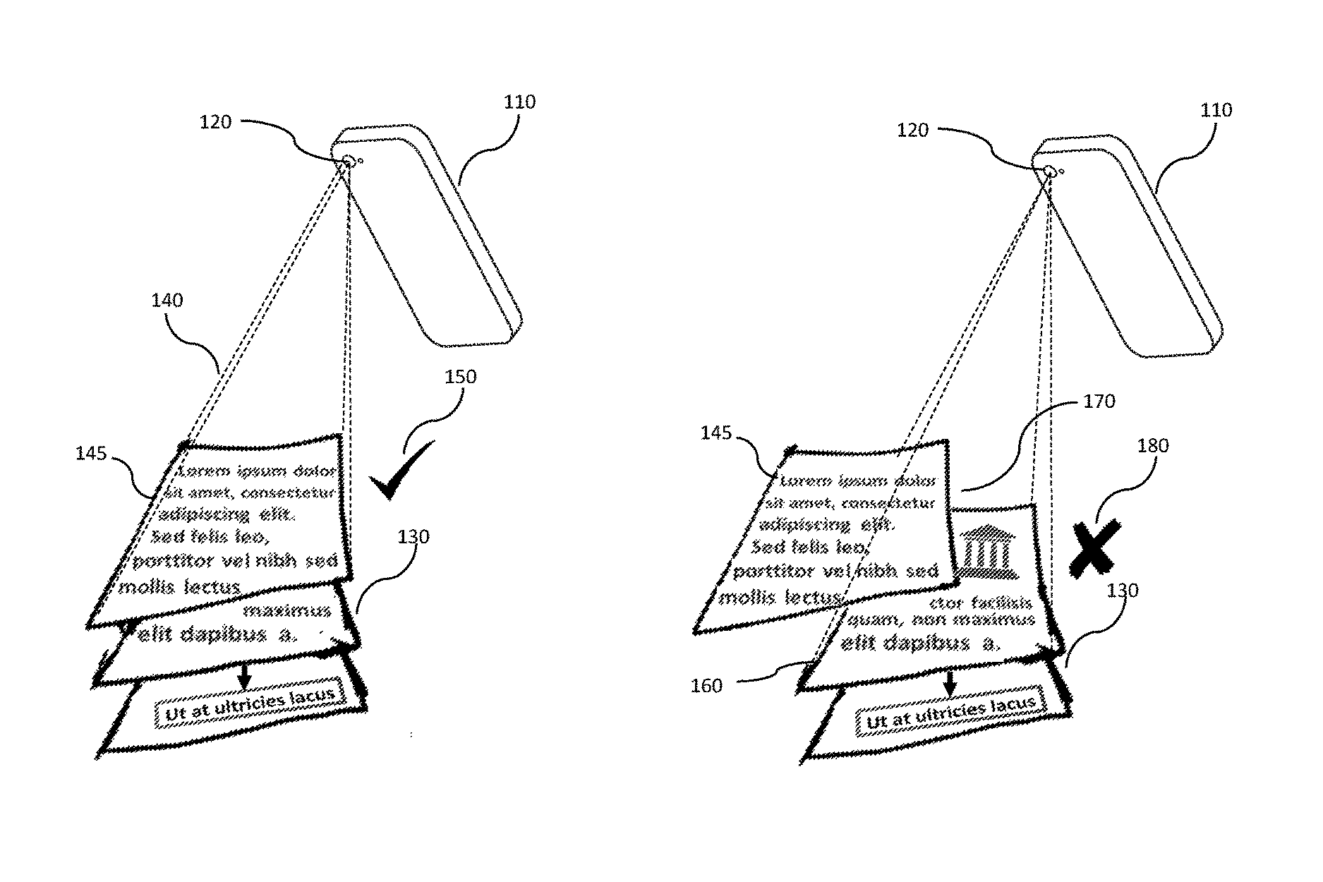Automatic scanning of document stack with a camera