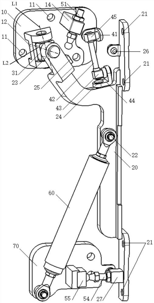 Scissor door hinge and vehicle