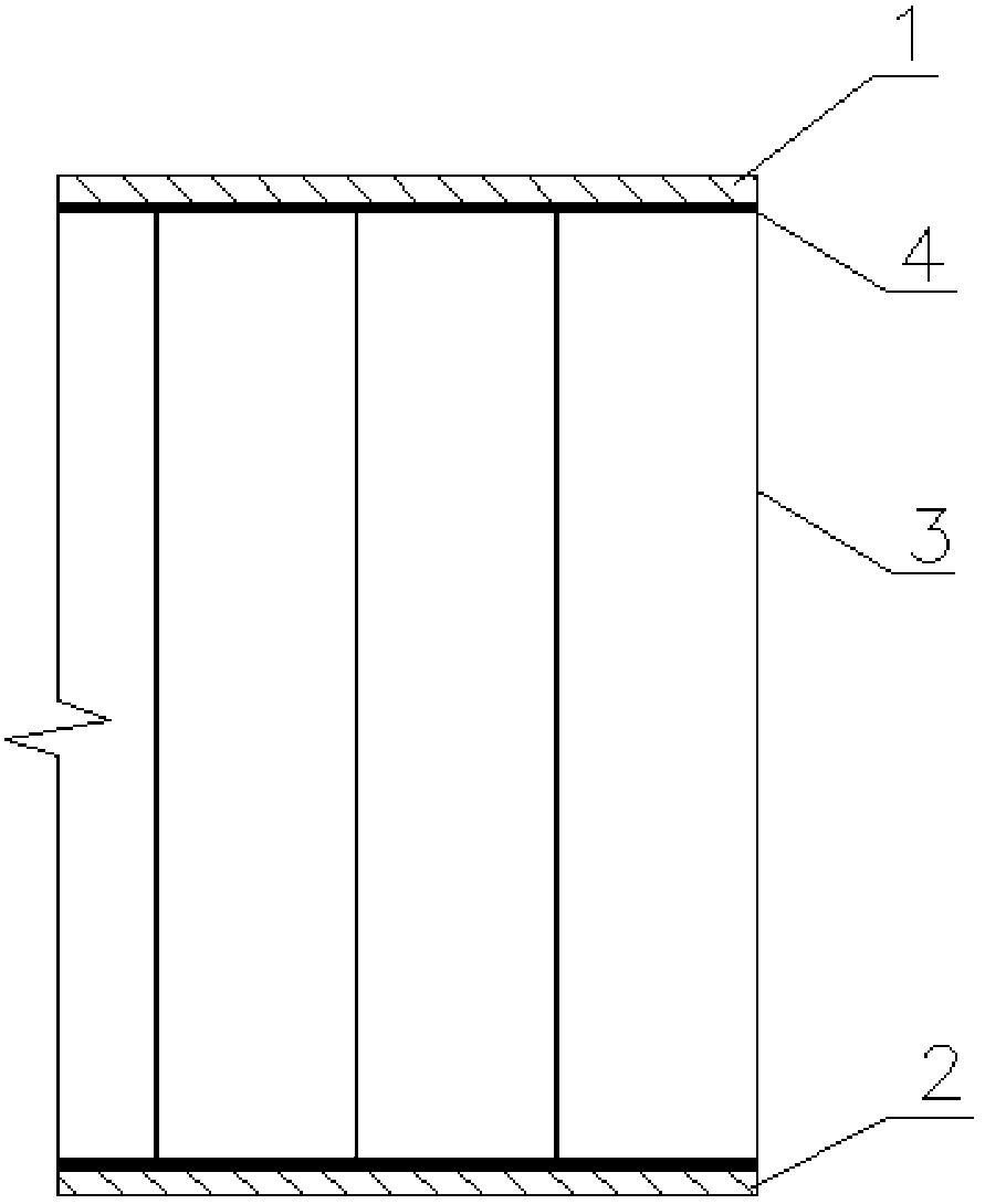 Tube-core-type composite board and bearing material for building