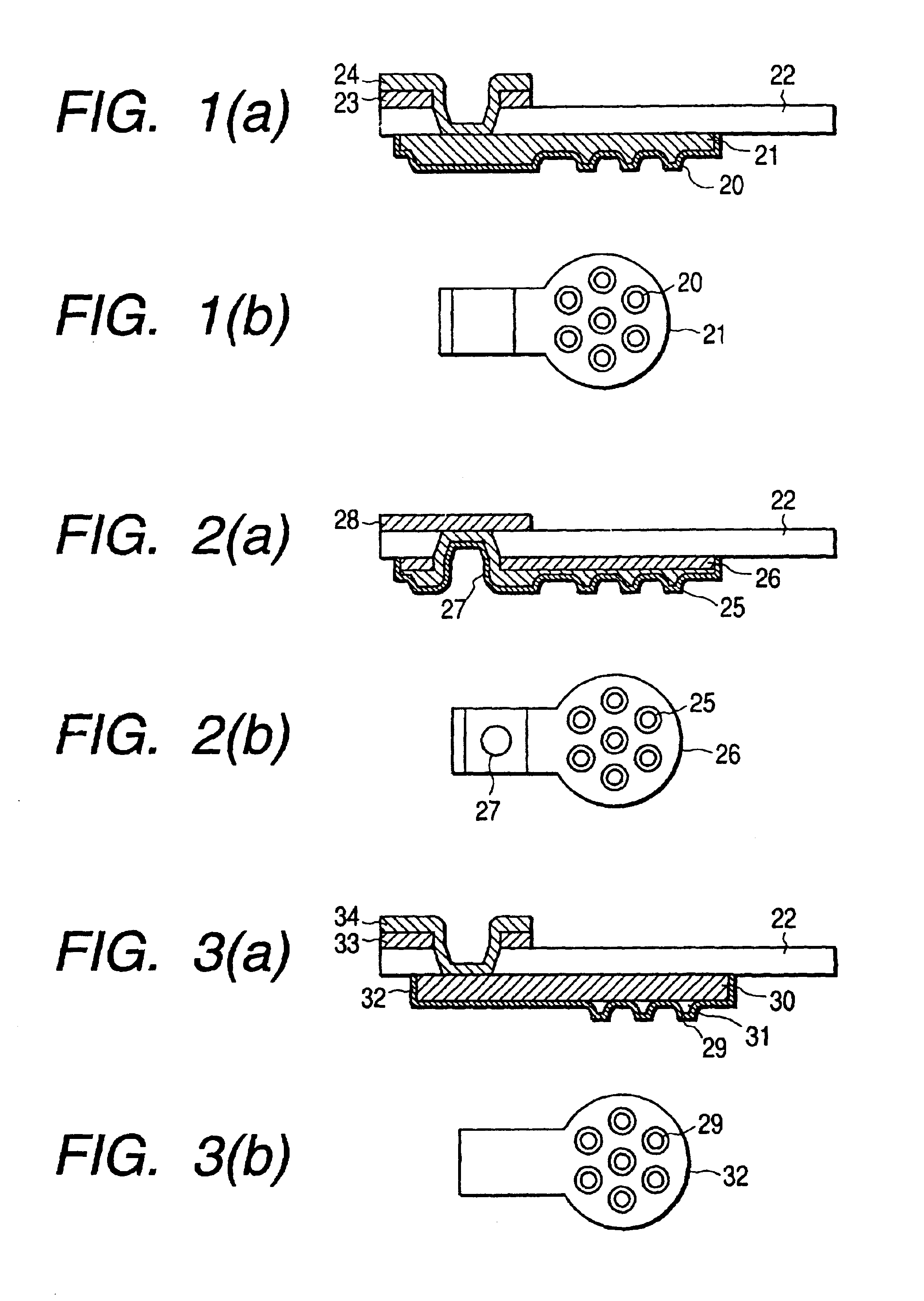 Probing device and manufacturing method thereof, as well as testing apparatus and manufacturing method of semiconductor with use thereof