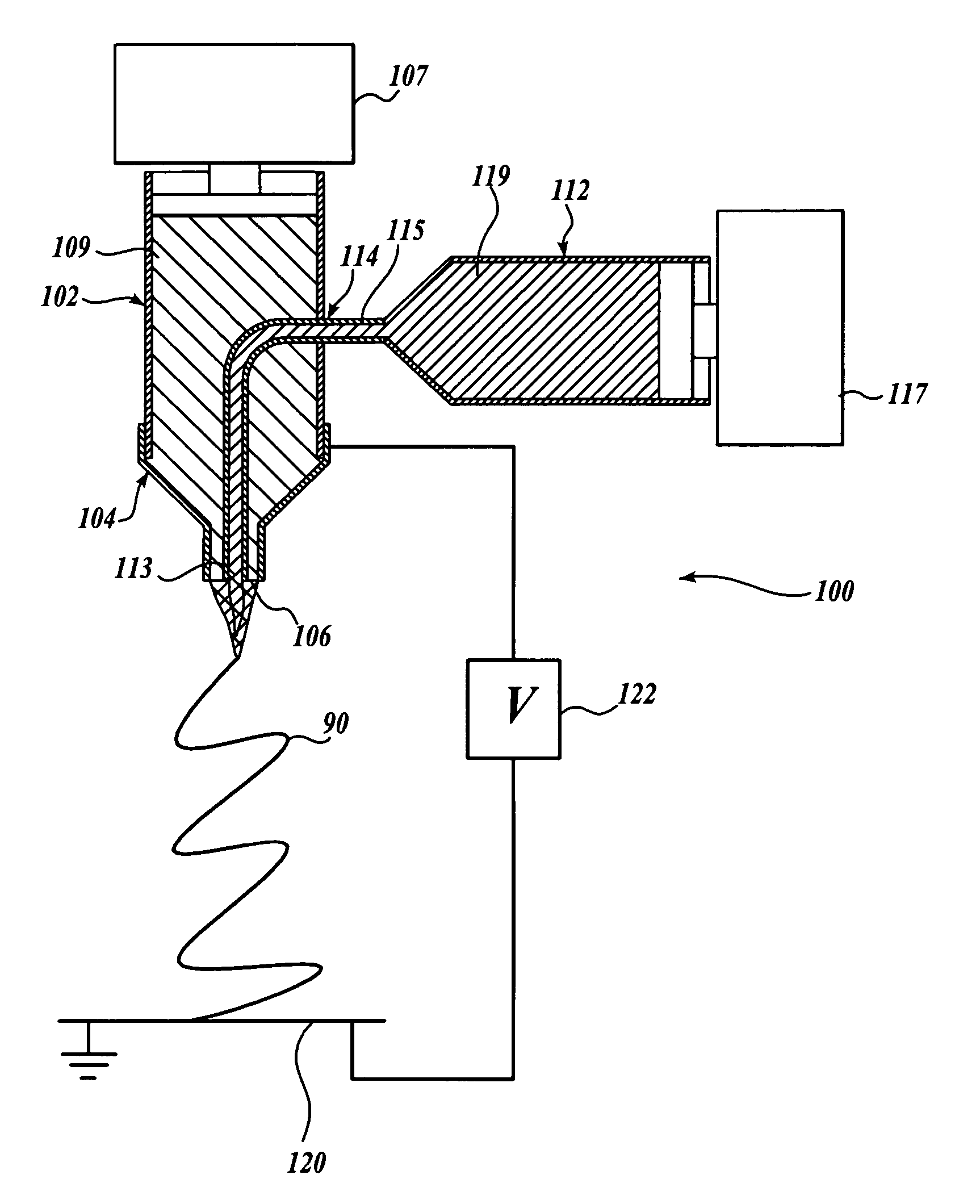 Electrospinning of fine hollow fibers
