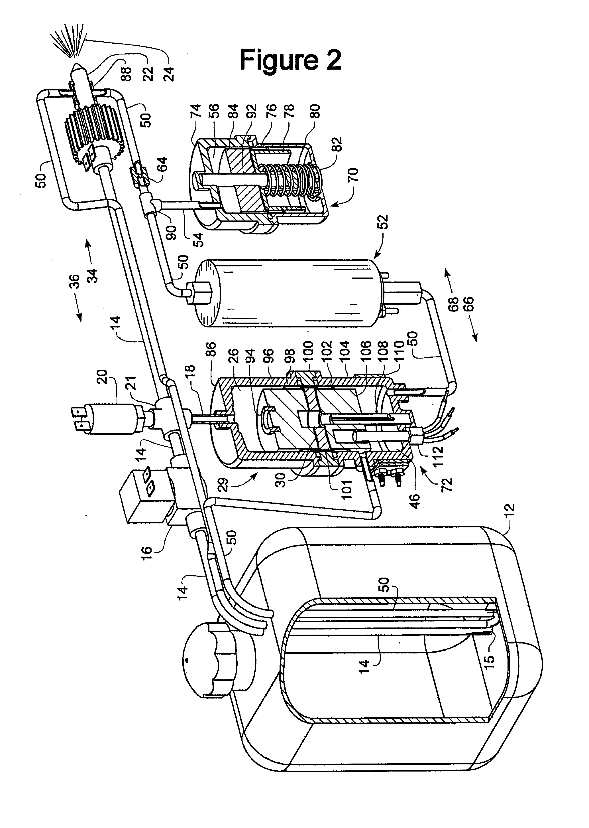 Fluid dispensing system with thermal control