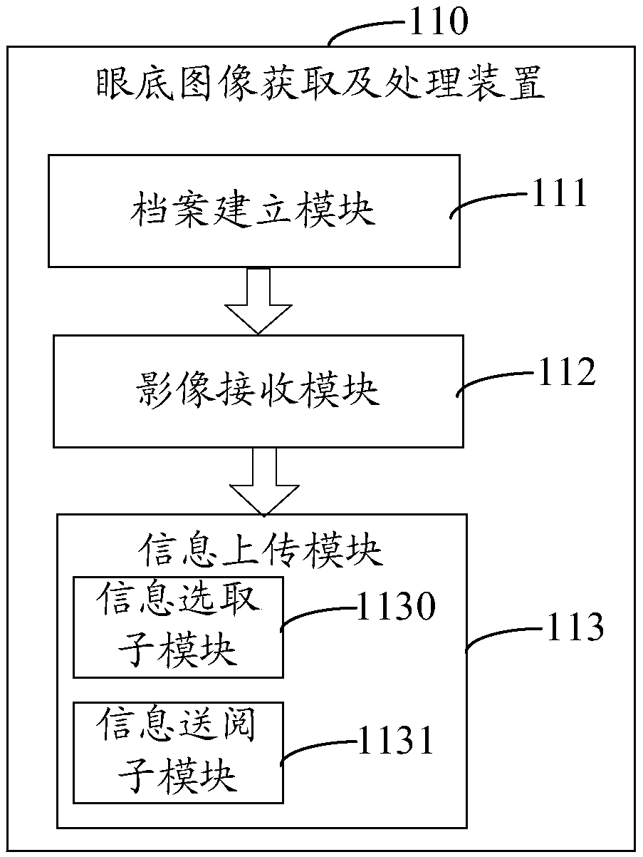 Eye fundus image acquiring and processing device and system