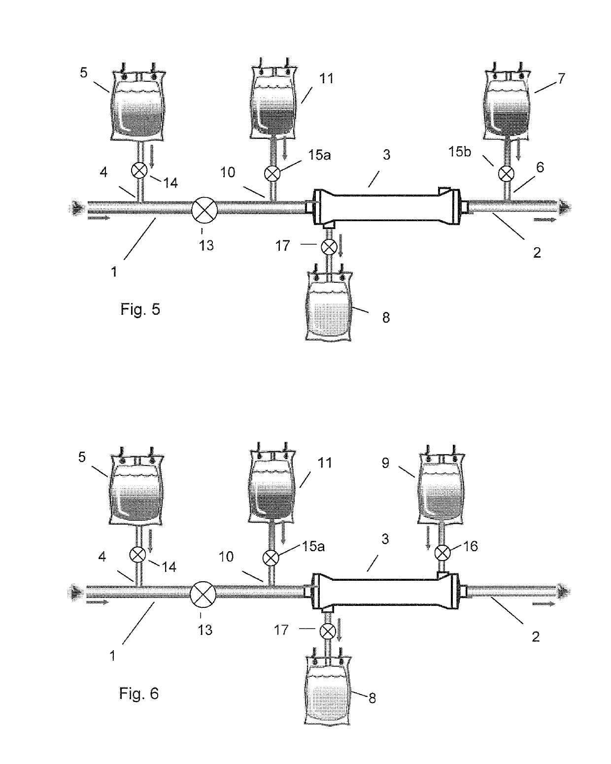 Multipart fluid system and a system for regional citrate anticoagulation with a phosphate comprising anticoagulation fluid